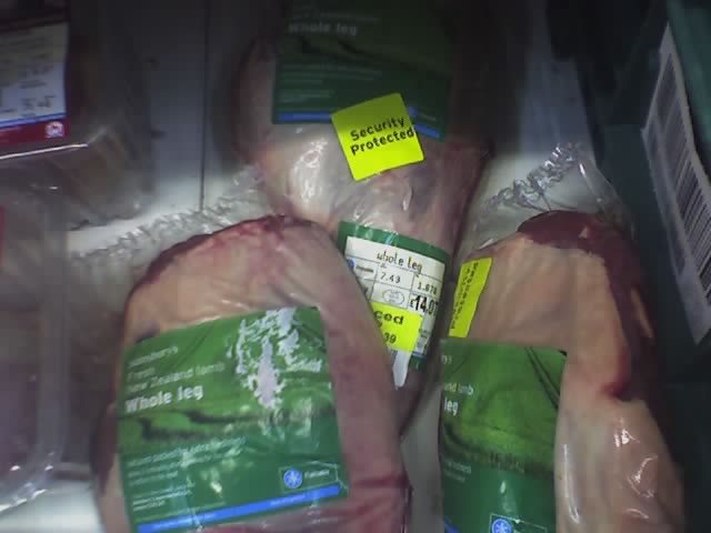 Security Protected Meat Joints