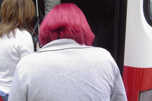 Queue jumper at Malaga Bus Station