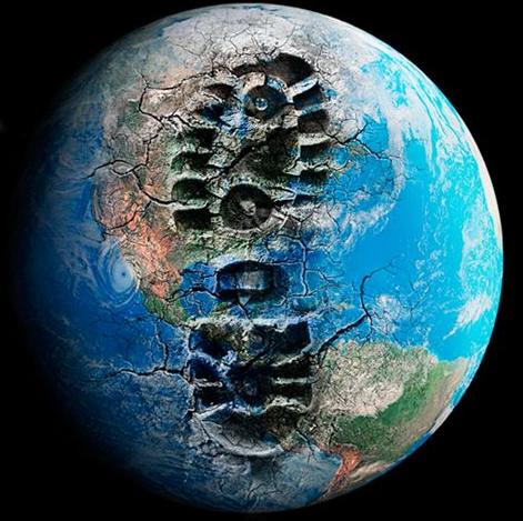A ruddy great big dirty carbon footprint
