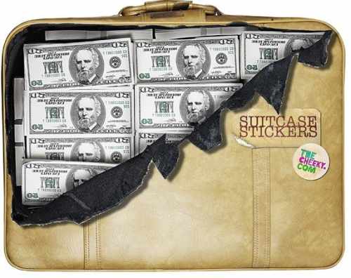 suitcase money